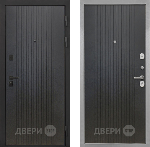 Входная металлическая Дверь Интекрон (INTECRON) Профит Black ФЛ-295 ФЛ-295 Лофт черный в Солнечногорске