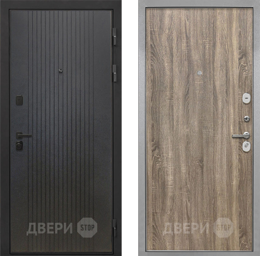 Дверь Интекрон (INTECRON) Профит Black ФЛ-295 Гладкая Дуб турин в Солнечногорске