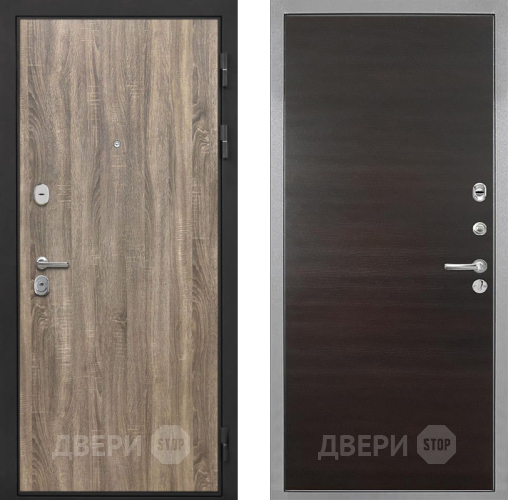 Дверь Интекрон (INTECRON) Гектор Дуб Турин Гладкая Эковенге поперечный в Солнечногорске