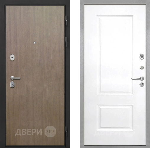 Входная металлическая Дверь Интекрон (INTECRON) Гектор Венге Коричневый Альба Роял Вуд белый в Солнечногорске