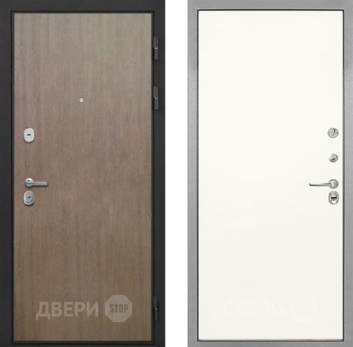 Входная металлическая Дверь Интекрон (INTECRON) Гектор Венге Коричневый Гладкая Слоновая кость в Солнечногорске