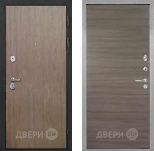 Входная металлическая Дверь Интекрон (INTECRON) Гектор Венге Коричневый Гладкая Дуб тоскано поперечный в Солнечногорске