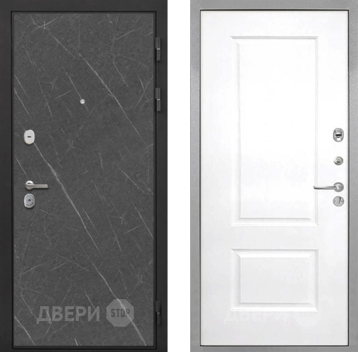 Входная металлическая Дверь Интекрон (INTECRON) Гектор Гранит Лава Оникс Альба Роял Вуд белый в Солнечногорске
