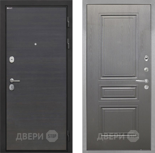 Входная металлическая Дверь Интекрон (INTECRON) Гектор Эковенге ФЛ-243 Графит вуд дуб в Солнечногорске