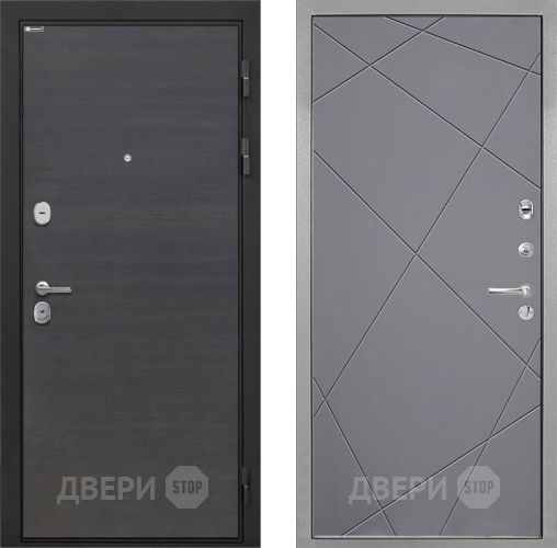 Дверь Интекрон (INTECRON) Гектор Эковенге Лучи-М Графит софт в Солнечногорске
