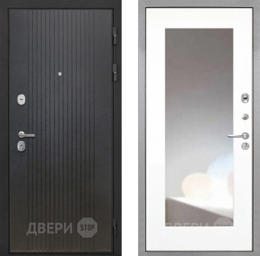Дверь Интекрон (INTECRON) Гектор ФЛ-295 ФЛЗ-120-М Зеркало Белый матовый в Солнечногорске