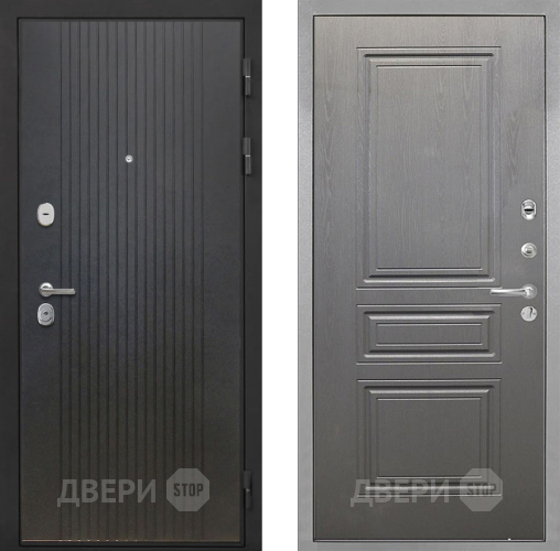 Входная металлическая Дверь Интекрон (INTECRON) Гектор ФЛ-295 ФЛ-243 Графит вуд дуб в Солнечногорске