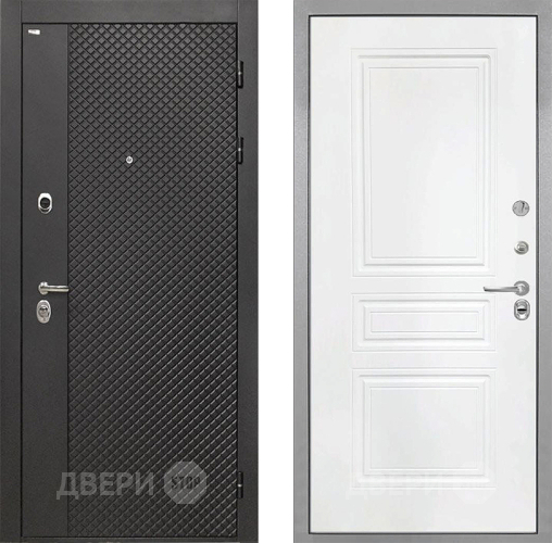 Дверь Интекрон (INTECRON) Олимпия Black 4К ФЛ-243 Белый матовый в Солнечногорске