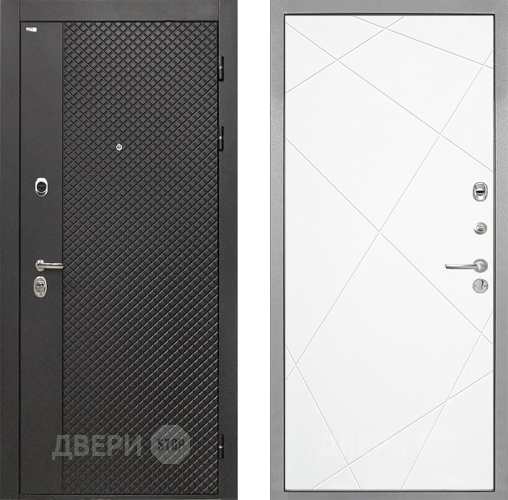Дверь Интекрон (INTECRON) Олимпия Black 4К Лучи-М Софт милк в Солнечногорске