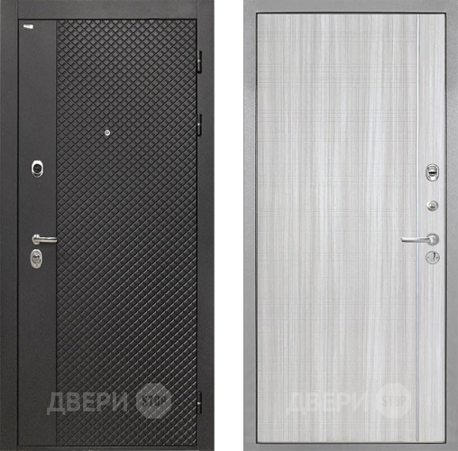 Дверь Интекрон (INTECRON) Олимпия Black 4К В-07 с молдингом Сандал белый в Солнечногорске