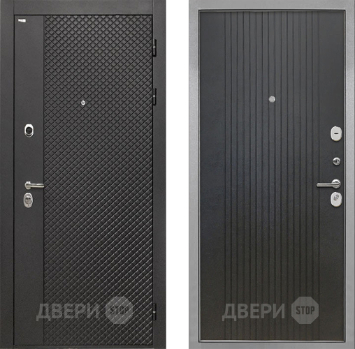 Дверь Интекрон (INTECRON) Олимпия Black 4К ФЛ-295 Лофт черный в Солнечногорске
