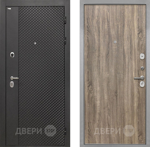 Дверь Интекрон (INTECRON) Олимпия Black 4К Гладкая Дуб турин в Солнечногорске