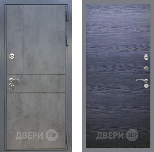 Дверь Рекс (REX) ФЛ-290 GL Дуб тангенальный черный в Солнечногорске