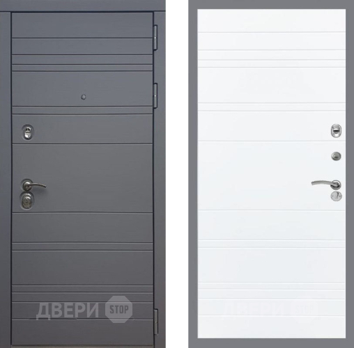 Дверь Рекс (REX) 14 силк титан Line Силк Сноу в Солнечногорске