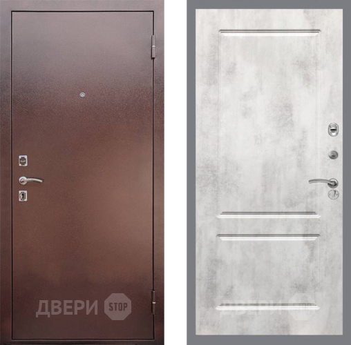 Входная металлическая Дверь Рекс (REX) 1 FL-117 Бетон светлый в Солнечногорске