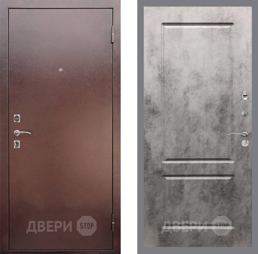 Входная металлическая Дверь Рекс (REX) 1 FL-117 Бетон темный в Солнечногорске