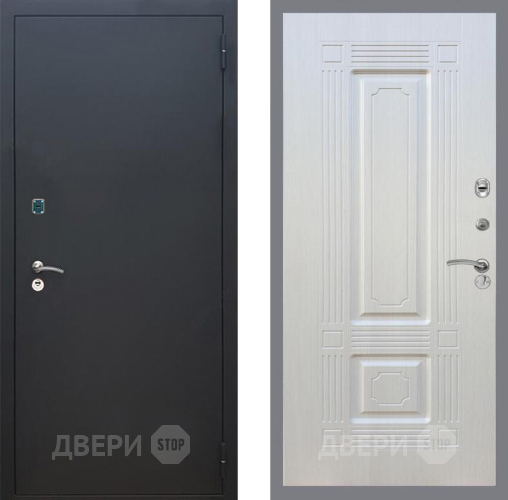 Дверь Рекс (REX) 1A Черный Муар FL-2 Лиственница беж в Солнечногорске