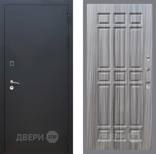 Дверь Рекс (REX) 1A Черный Муар FL-33 Сандал грей в Солнечногорске