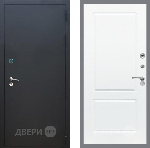 Дверь Рекс (REX) 1A Черный Муар FL-117 Силк Сноу в Солнечногорске
