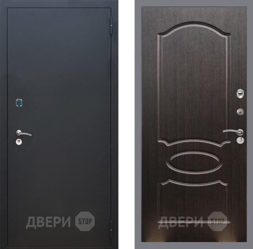 Дверь Рекс (REX) 1A Черный Муар FL-128 Венге светлый в Солнечногорске