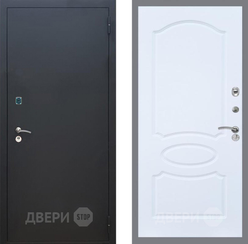 Дверь Рекс (REX) 1A Черный Муар FL-128 Силк Сноу в Солнечногорске