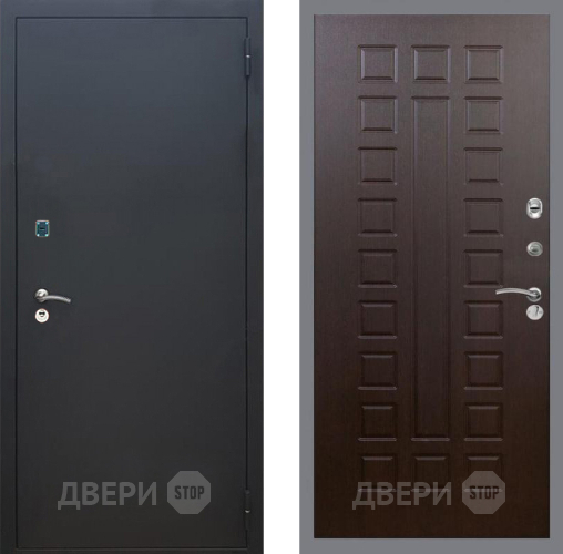 Входная металлическая Дверь Рекс (REX) 1A Черный Муар FL-183 Венге в Солнечногорске