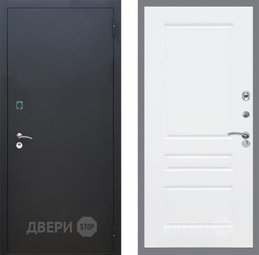 Дверь Рекс (REX) 1A Черный Муар FL-243 Силк Сноу в Солнечногорске