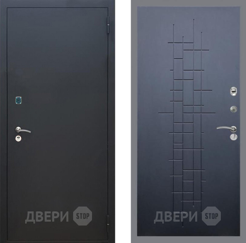 Дверь Рекс (REX) 1A Черный Муар FL-289 Ясень черный в Солнечногорске