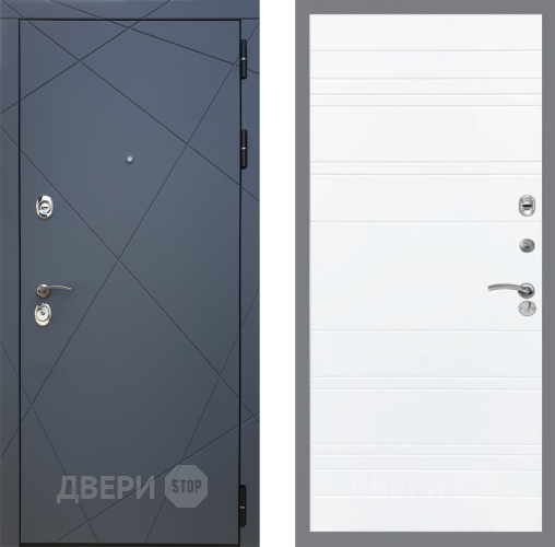 Входная металлическая Дверь Рекс (REX) 13 Силк Титан Line Силк Сноу в Солнечногорске