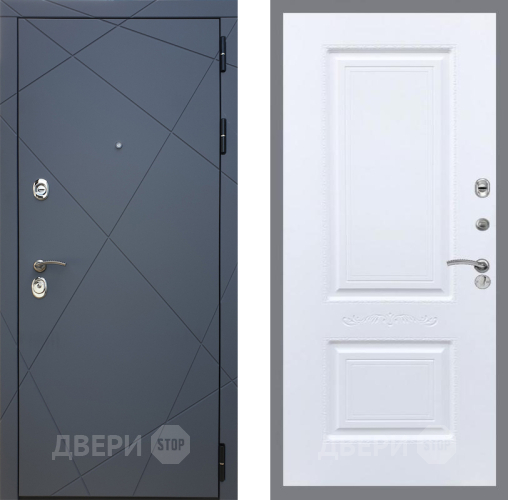 Входная металлическая Дверь Рекс (REX) 13 Силк Титан Смальта Силк Сноу в Солнечногорске