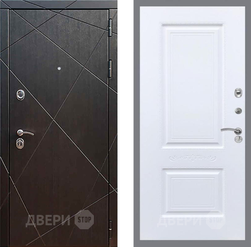 Входная металлическая Дверь Рекс (REX) 13 Венге Смальта Силк Сноу в Солнечногорске
