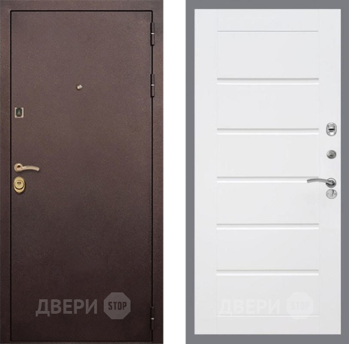 Входная металлическая Дверь Рекс (REX) Лайт 3К Сити Белый ясень в Солнечногорске