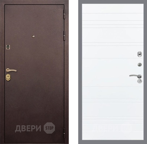 Дверь Рекс (REX) Лайт 3К Line Силк Сноу в Солнечногорске