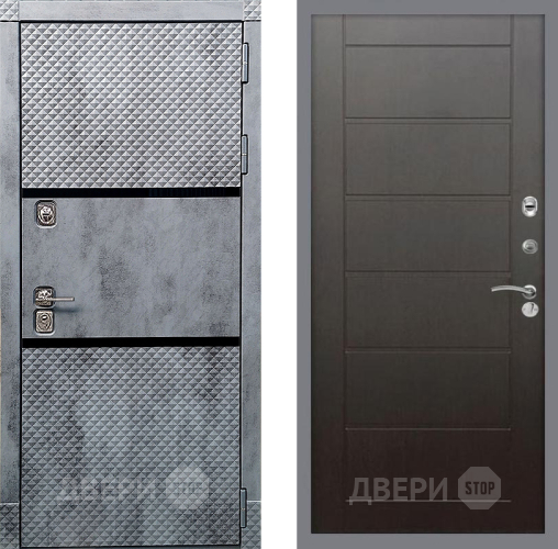 Дверь Рекс (REX) 15 Бетон Темный Сити Венге в Солнечногорске