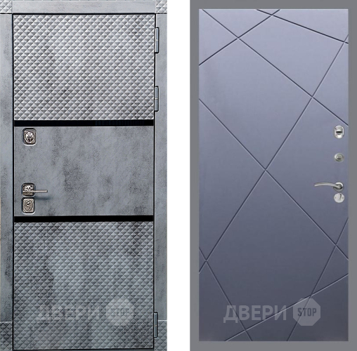 Дверь Рекс (REX) 15 Бетон Темный FL-291 Силк титан в Солнечногорске
