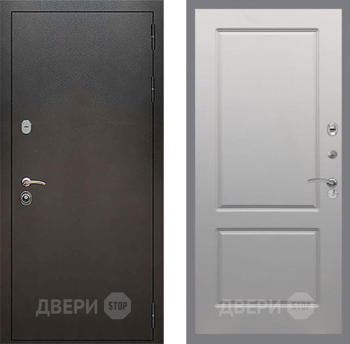 Дверь Рекс (REX) 5 Серебро Антик FL-117 Грей софт в Солнечногорске