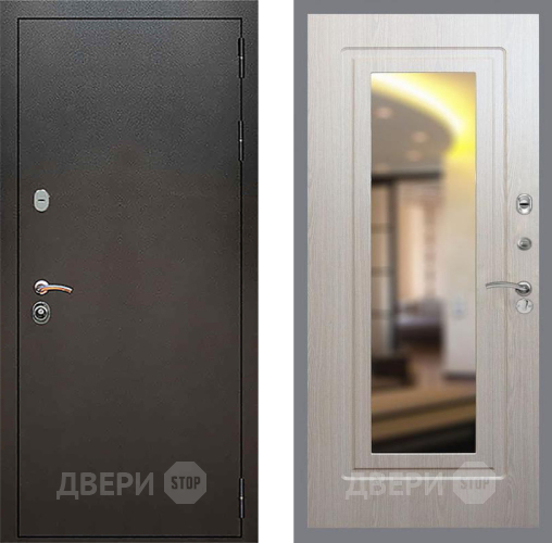 Дверь Рекс (REX) 5 Серебро Антик FLZ-120 Беленый дуб в Солнечногорске