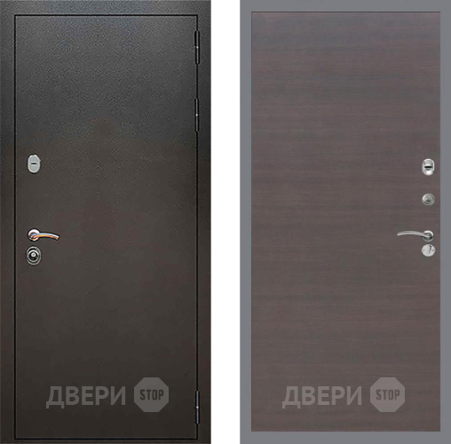 Входная металлическая Дверь Рекс (REX) 5 Серебро Антик GL венге поперечный в Солнечногорске