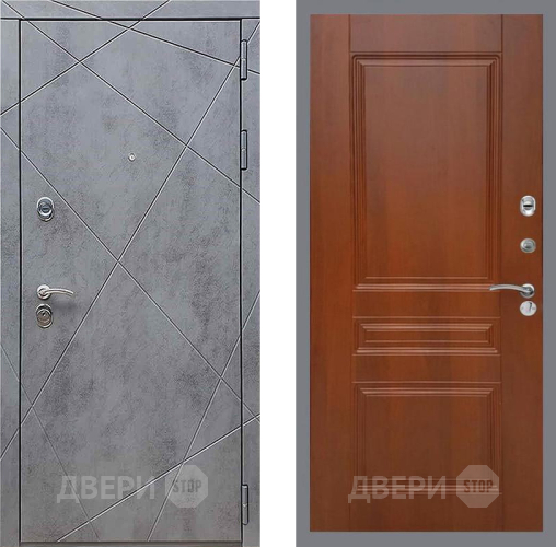 Дверь Рекс (REX) 13 Бетон Темный FL-243 Итальянский орех в Солнечногорске