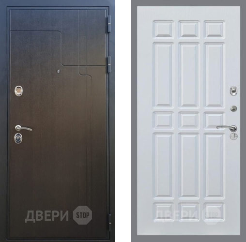 Входная металлическая Дверь Рекс (REX) Премиум-246 FL-33 Белый ясень в Солнечногорске