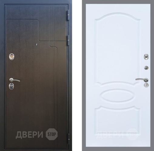 Входная металлическая Дверь Рекс (REX) Премиум-246 FL-128 Силк Сноу в Солнечногорске