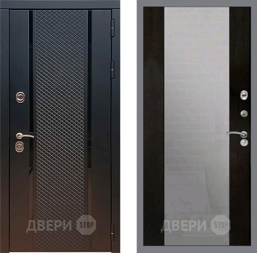 Входная металлическая Дверь Рекс (REX) 25 СБ-16 Зеркало Венге в Солнечногорске