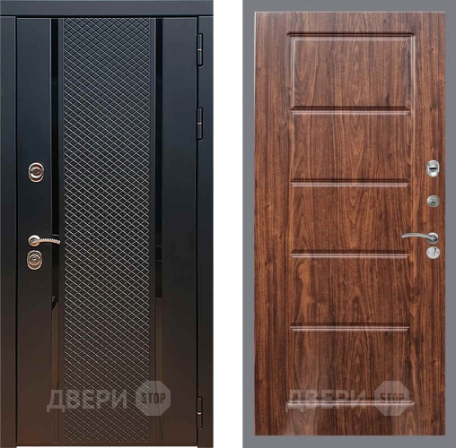 Входная металлическая Дверь Рекс (REX) 25 FL-39 орех тисненый в Солнечногорске