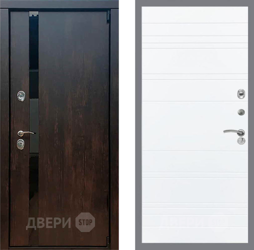 Дверь Рекс (REX) 26 Line Силк Сноу в Солнечногорске