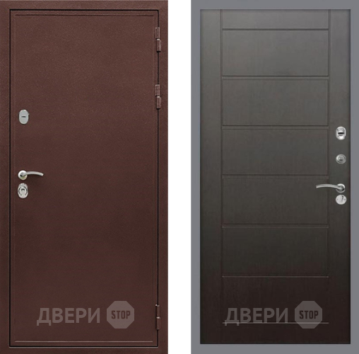 Входная металлическая Дверь Рекс (REX) 5 металл 3 мм Сити Венге в Солнечногорске