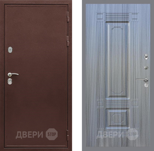 Дверь Рекс (REX) 5 металл 3 мм FL-2 Сандал грей в Солнечногорске