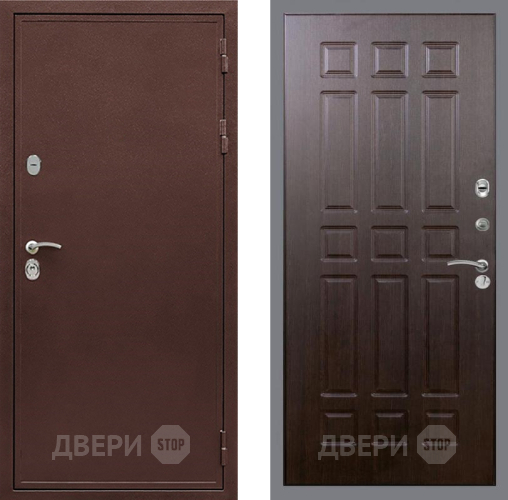 Входная металлическая Дверь Рекс (REX) 5 металл 3 мм FL-33 Венге в Солнечногорске
