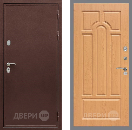 Входная металлическая Дверь Рекс (REX) 5 металл 3 мм FL-58 Дуб в Солнечногорске