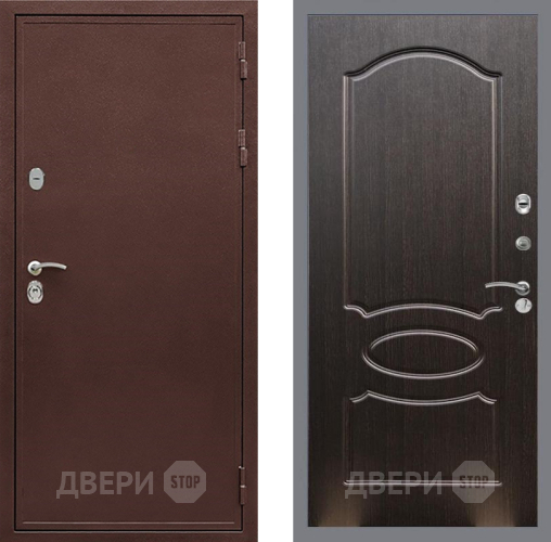 Входная металлическая Дверь Рекс (REX) 5 металл 3 мм FL-128 Венге светлый в Солнечногорске