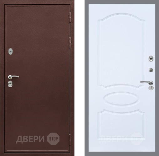 Дверь Рекс (REX) 5 металл 3 мм FL-128 Силк Сноу в Солнечногорске